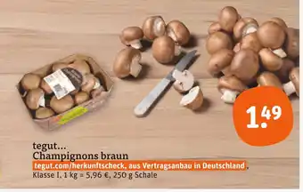 tegut Tegut... champignons braun Angebot