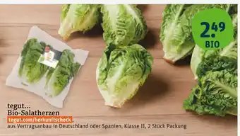 tegut Tegut... bio-salatherzen Angebot