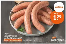 tegut Tegut... landprimus grobe bratwurst Angebot