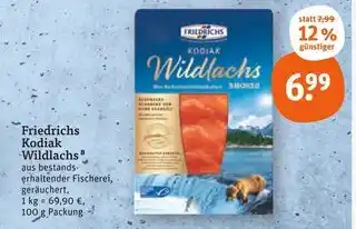tegut Friedrichs kodiak wildlachs Angebot