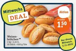 tegut Weizenbrötchen Angebot