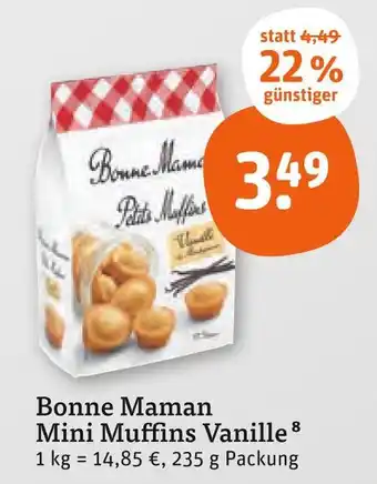 tegut Bonne maman mini muffins vanille Angebot