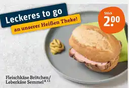 tegut Fleischkäse brötchen / leberkäse semmel Angebot