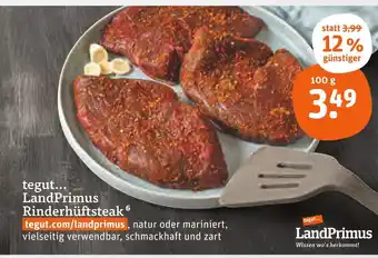 tegut Tegut... landprimus rinderhüftsteak Angebot