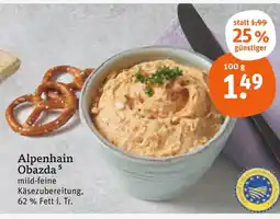 tegut Alpenhain obazda Angebot