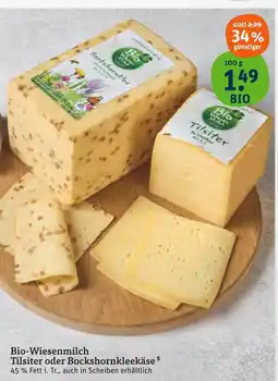 tegut Bio-wiesenmilch tilsiter Angebot