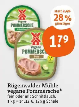 tegut Rügenwalder mühle vegane pommersche fein Angebot