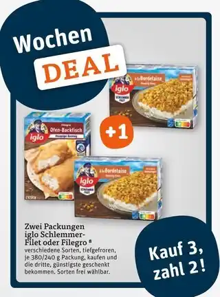 tegut Iglo schlemmer-filet Angebot