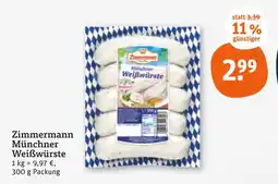 tegut Zimmermann münchner weißwürste Angebot