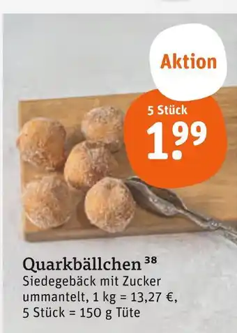 tegut Quarkbällchen Angebot