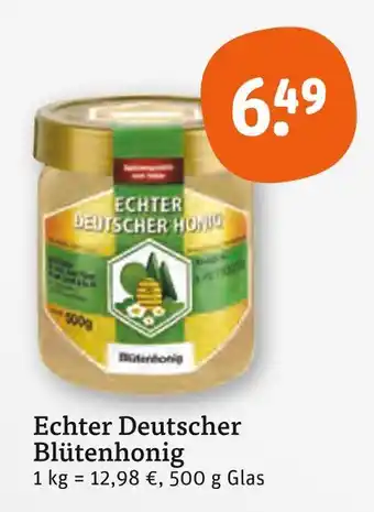 tegut Echter deutscher blütenhonig Angebot