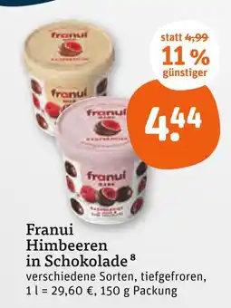 tegut Franui himbeeren in schokolade Angebot