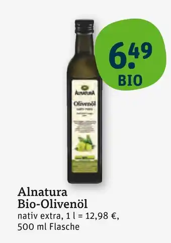 tegut Alnatura bio-olivenöl Angebot