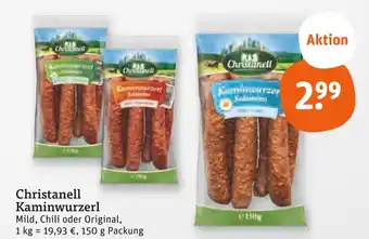 tegut Christanell kaminwurzerl mild Angebot