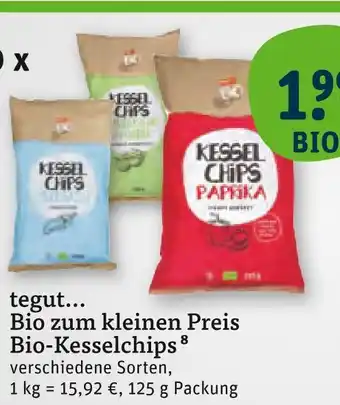 tegut Tegut... bio-kesselchips paprika Angebot