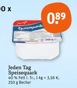 tegut Jeden tag speisequark Angebot
