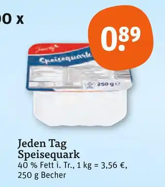 tegut Jeden tag speisequark Angebot