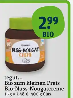 tegut Tegut... bio-nuss-nougatcreme Angebot