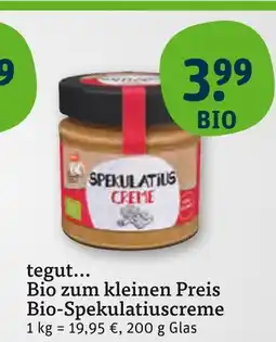 tegut Tegut... bio-spekulatiuscreme Angebot