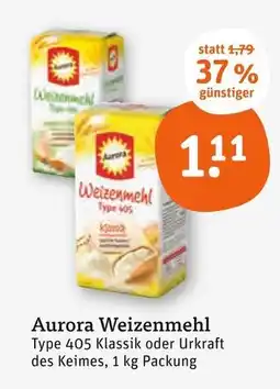 tegut Aurora weizenmehl type 405 klassik Angebot