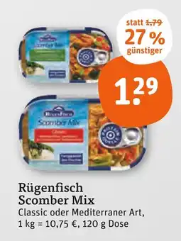 tegut Rügenfisch scomber mix classic Angebot