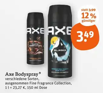 tegut Axe bodyspray Angebot