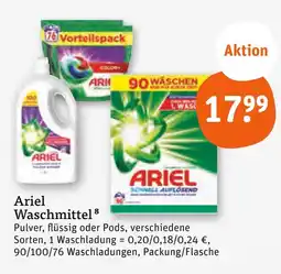 tegut Ariel waschmittel pulver Angebot