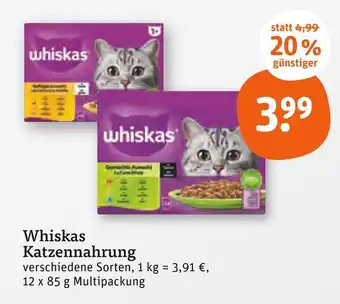tegut Whiskas katzennahrung Angebot