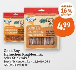 tegut Good boy hähnchen knabbermix Angebot