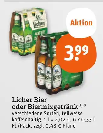 tegut Licher bier Angebot