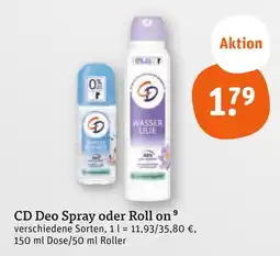 tegut Cd deo spray Angebot