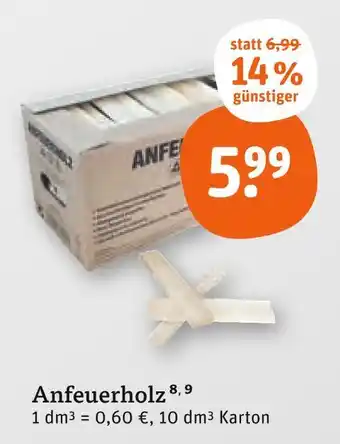 tegut Anfeuerholz Angebot
