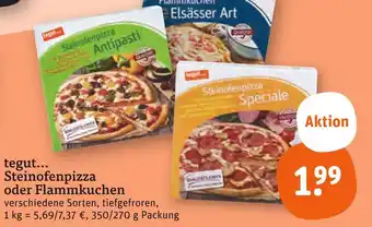 tegut Tegut... steinofenpizza antipasti Angebot
