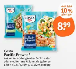 tegut Costa pacific prawns Angebot