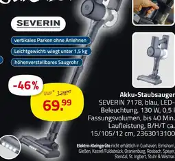 ROLLER Severin akku-staubsauger severin 7178, blau Angebot