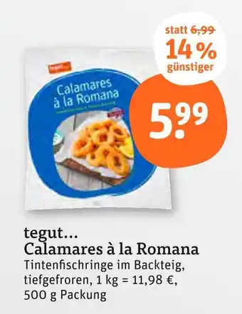 tegut Tegut... calamares à la romana Angebot