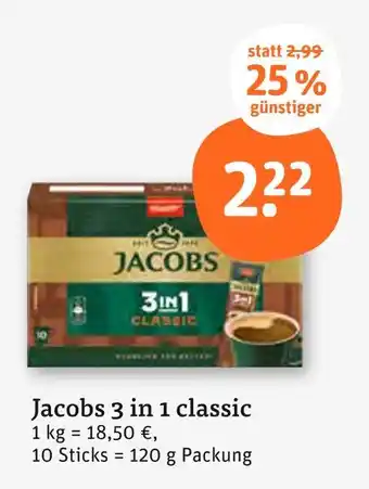 tegut Jacobs 3 in 1 classic Angebot