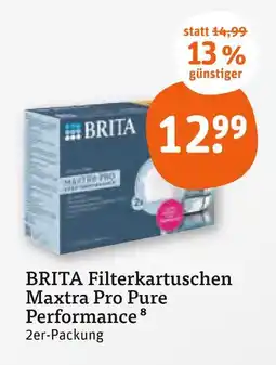 tegut Brita filterkartuschen maxtra pro pure performance Angebot