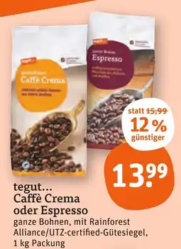 tegut Tegut... caffè crema Angebot
