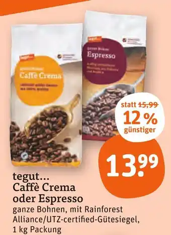 tegut Tegut... caffè crema Angebot