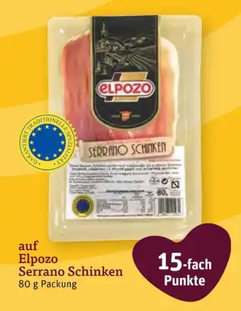 tegut Elpozo serrano schinken Angebot