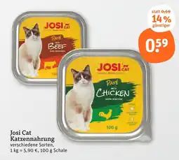 tegut Josi cat paté with beef Angebot