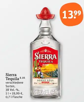 tegut Sierra tequila Angebot