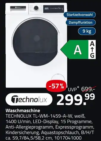 ROLLER Technolux waschmaschine tl-wm-1459-a-w Angebot