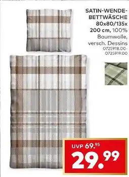 porta Satin-wende-bettwäsche Angebot