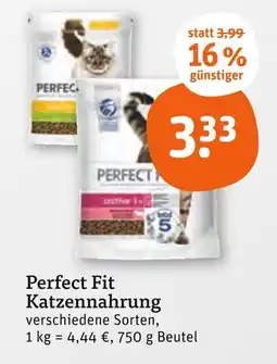 tegut Perfect fit katzennahrung Angebot