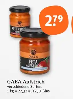 tegut Gaea feta aufstrich Angebot