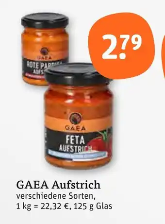tegut Gaea feta aufstrich Angebot