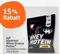 tegut Mammut whey protein pulver Angebot