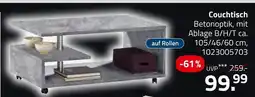 ROLLER Couchtisch Angebot